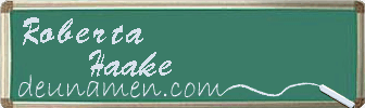 Roberta Haake Visitenkarte